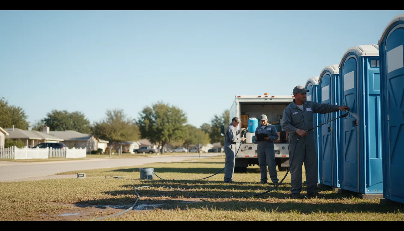 Long-Term Portable Toilet Rental in Wheelock, TX near me